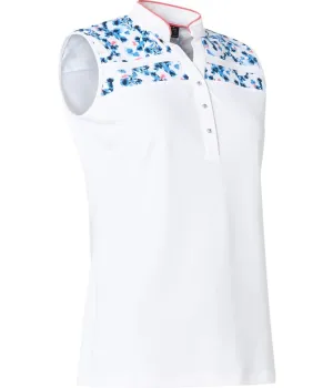 New Women's Abacus Anne Sleeveless Golf Polo Size M MSP$78
