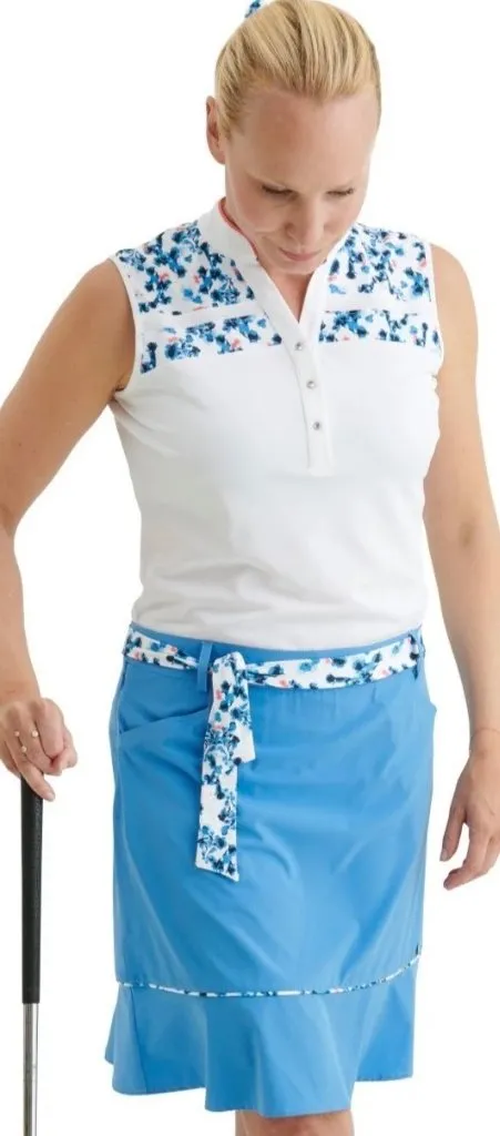 New Women's Abacus Anne Sleeveless Golf Polo Size M MSP$78