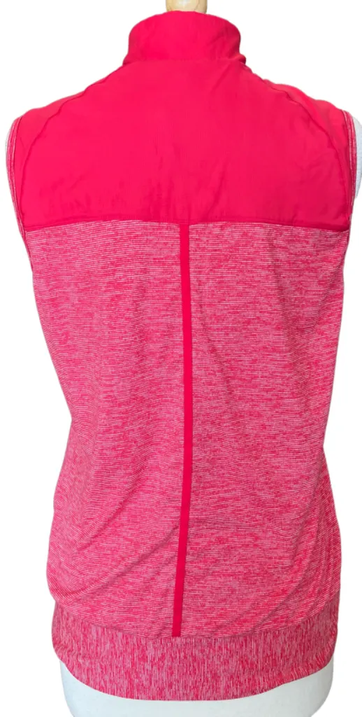 New Women's Adidas Red Full-Zip Vest Size L MSP$75