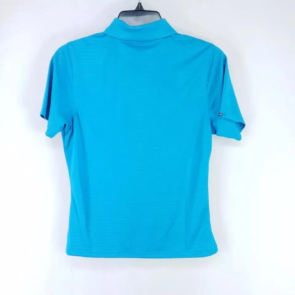 New Women's Bermuda Sands Tuquoise Lady Shadow Golf Polo Size M MSP$55