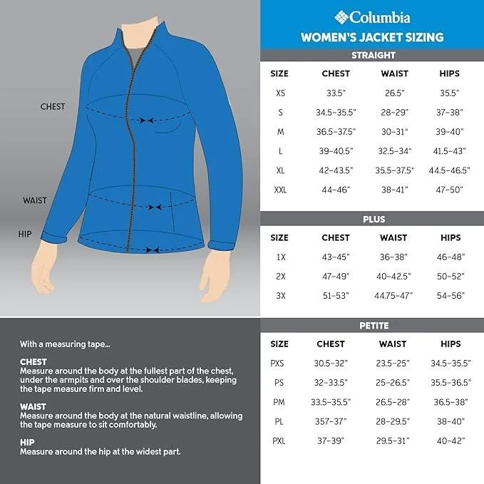 New Women's Columbia  Switchback White Hooded Jacket  Size 2X MSP$60