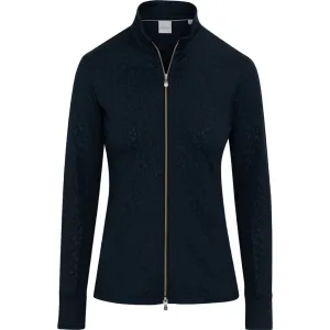 New Women's Dunning Golf Fallow Embossed Performance Jacket - Navy Halo MSP$128