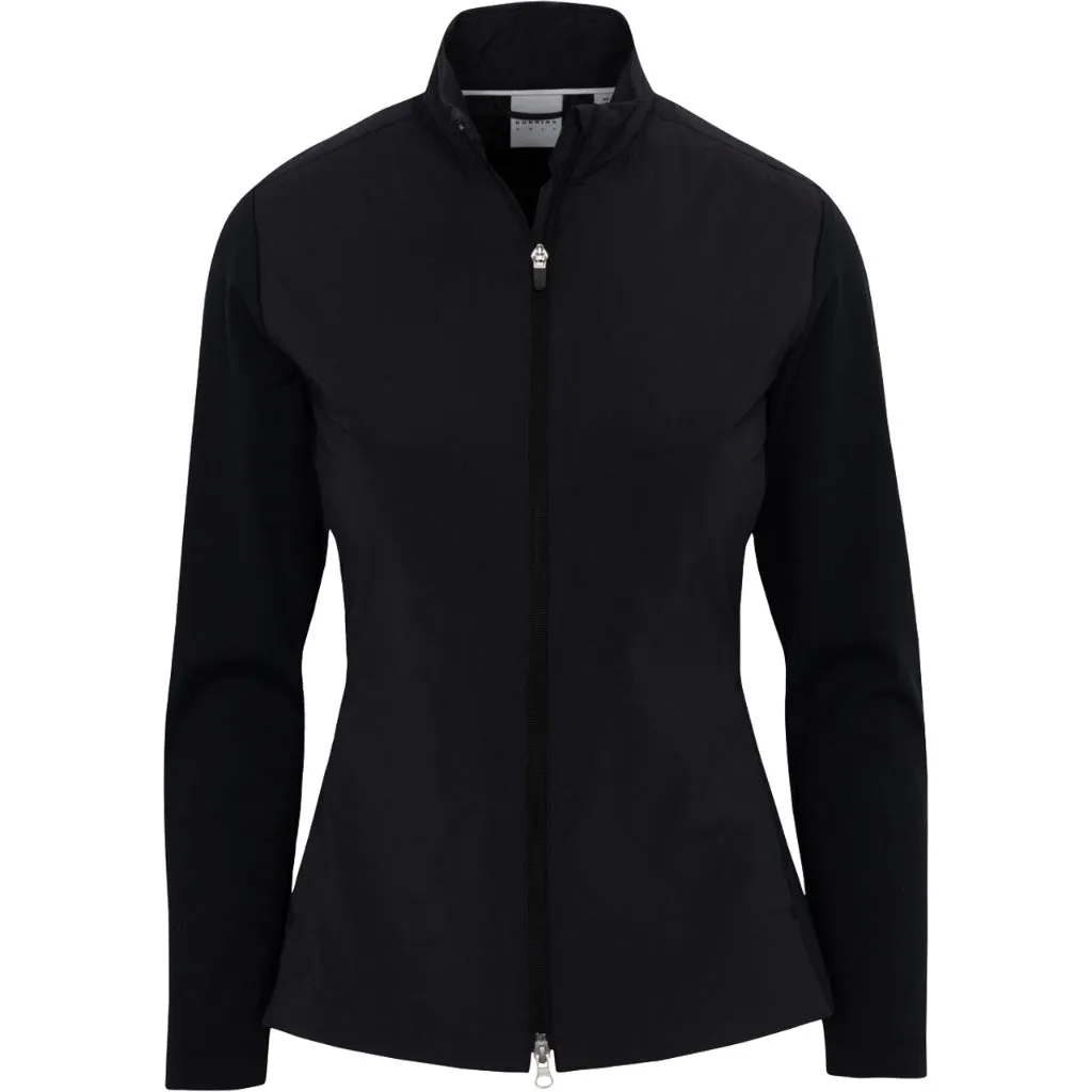 New Women's Dunning Golf Insulated Performance Jacket - Black MSP$198