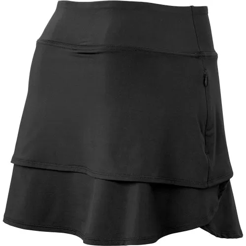 New Women's Footjoy Black Tiered Golf Skort