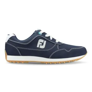New Women's Footjoy FJ Sport Retro Golf Shoe - Navy Size Wide MSP$100