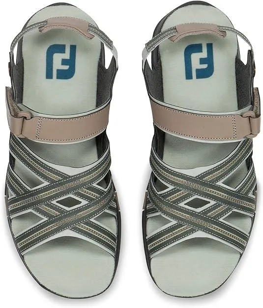 New Women's Footjoy Golf Sandal Tan/Light Gray Size 8 MSP$90