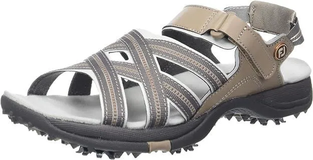 New Women's Footjoy Golf Sandal Tan/Light Gray Size 8 MSP$90