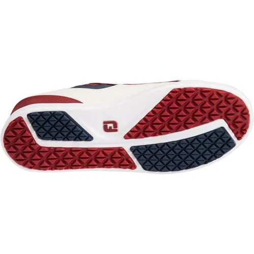 New Women's Footjoy Links Golf Shoe Almond/Burgandy Size 9 MSP$130