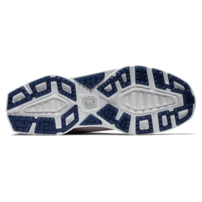 New Womens Footjoy Pro SL Sport Golf Shoes- White/Navy Pink  MSP$175