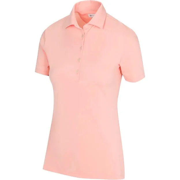 New Women's Greg Norman Freedom Golf Polo - Sherbet MSP$50