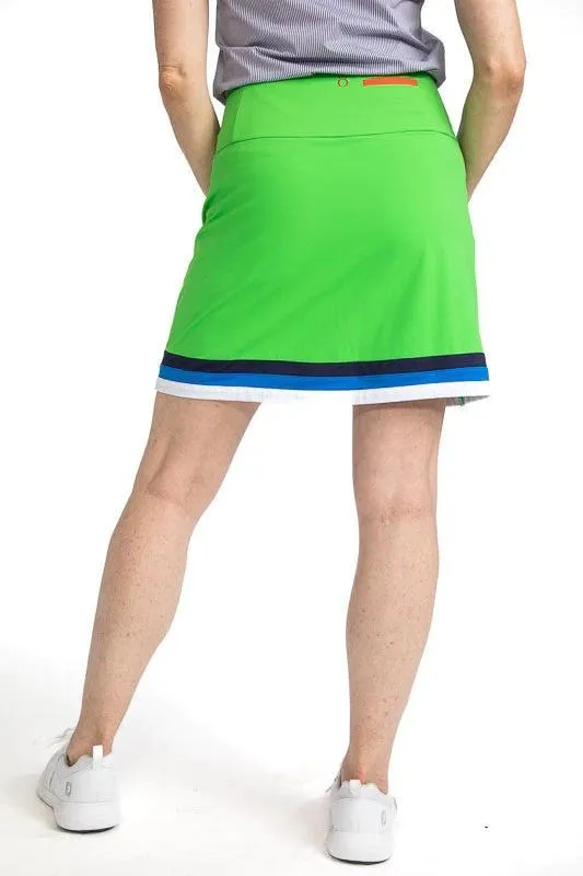 New Women's Kinona On the Fringe Golf Skort - Fairway Green Size S MSP$120