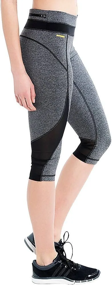New Women's Lole Run Capris - Black Noise Size S MSP$80