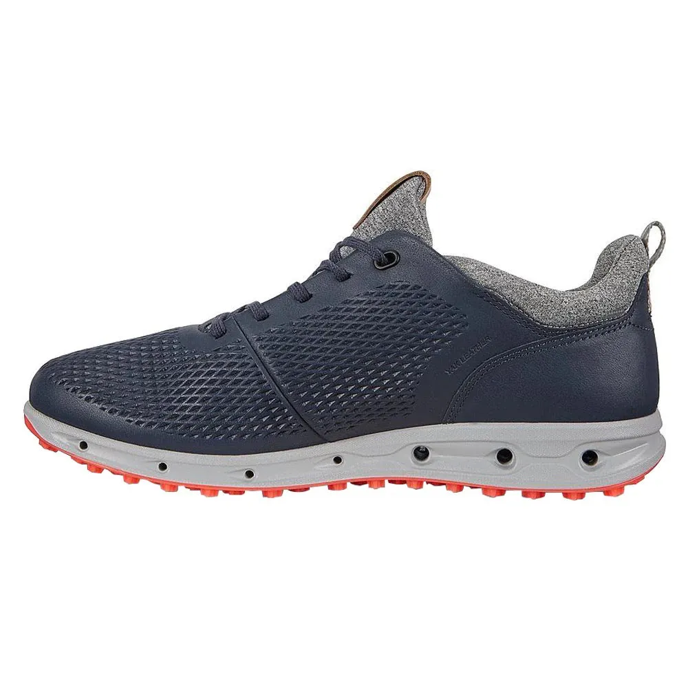 New Women's Navy Ecco Cool Pro Spikeless Golf Shoes Size 10 Extra Wide MSP$220