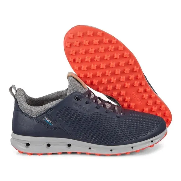 New Women's Navy Ecco Cool Pro Spikeless Golf Shoes Size 10 Extra Wide MSP$220