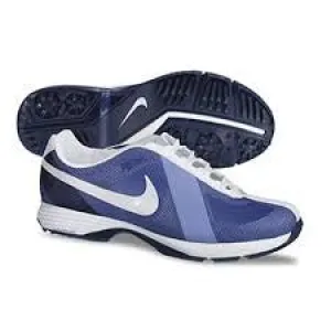 New Women's Nike Blue Lunar lon Summer Lite Golf Shoes Size 6