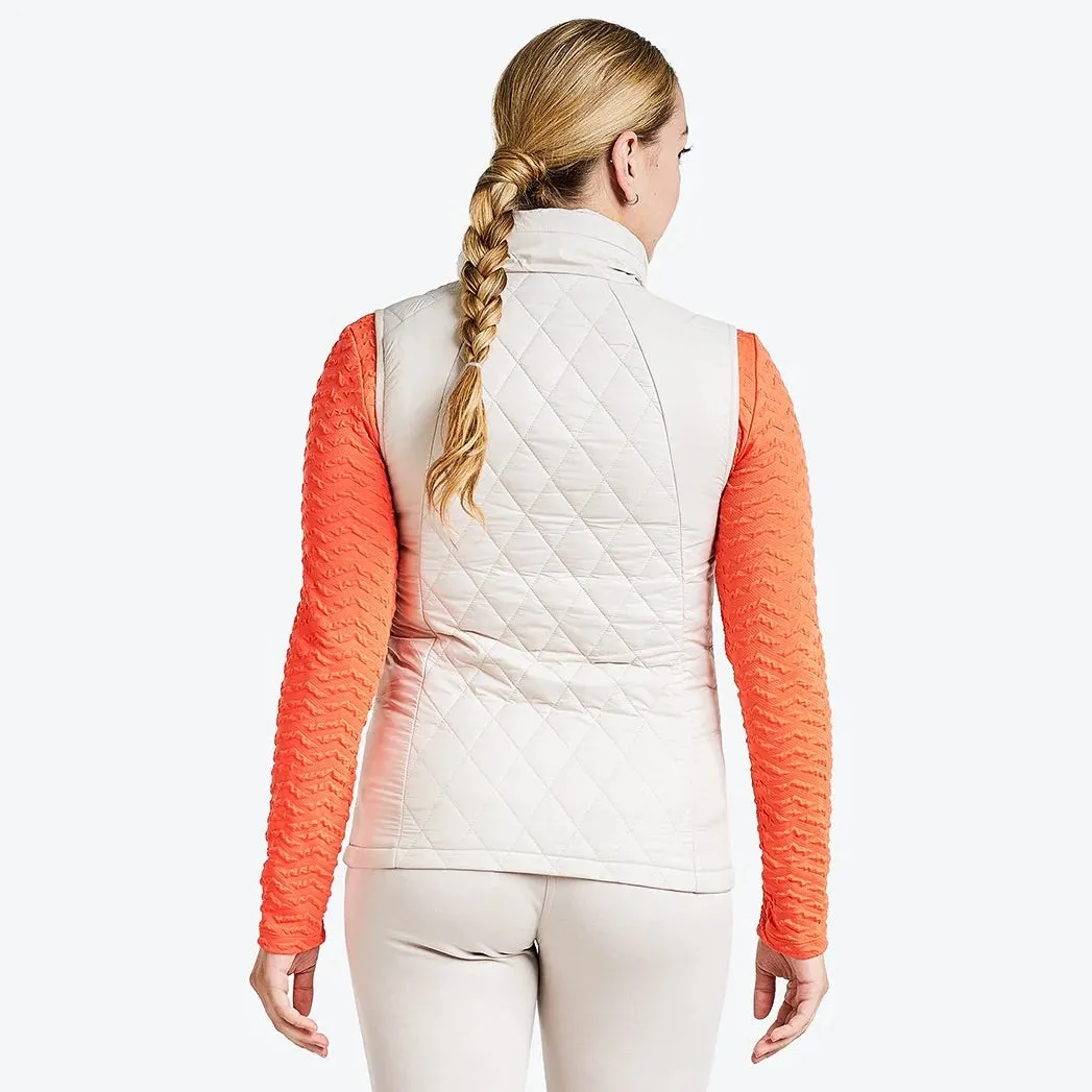 New Women's Nivo Sport Myer Golf Vest -Cement Size XL MSP$140