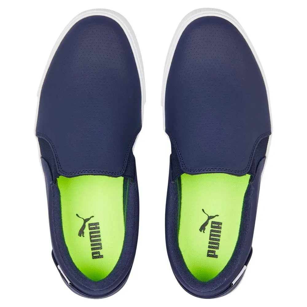 New Women's Puma Tustin Slip On Golf Shoe - Navy MSP$80
