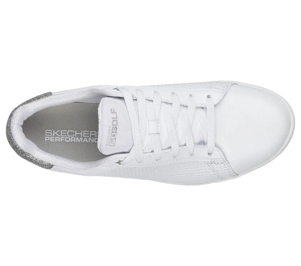New Women's Skechers Go Golf Drive Shimmer - White Size 9.5