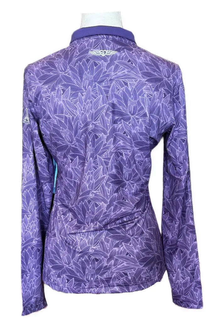 New Women's Straight Down Purple Belle 1/4 Zip Pullover Size S MSP$98