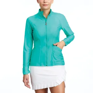 New Women's Tzu Tzu Sasha Sea Glass Golf Jacket MSP$149