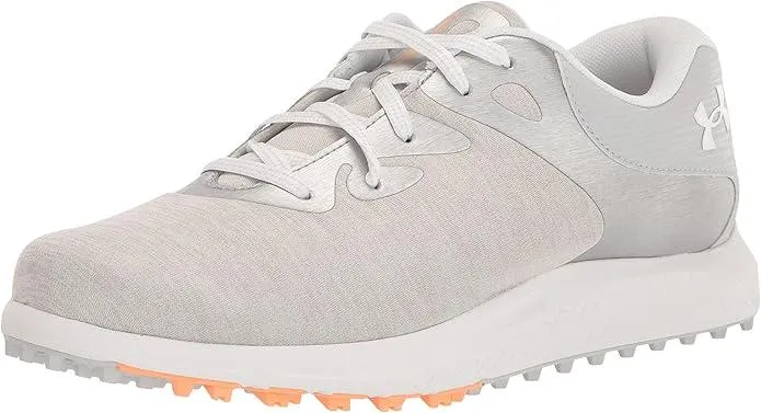 New Women's Under Armour UA Charged Breathe 2 Knit Golf Shoes - Gray