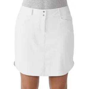 New Women's White Adidas # Stripe Golf Skort Size 8 MSP$70