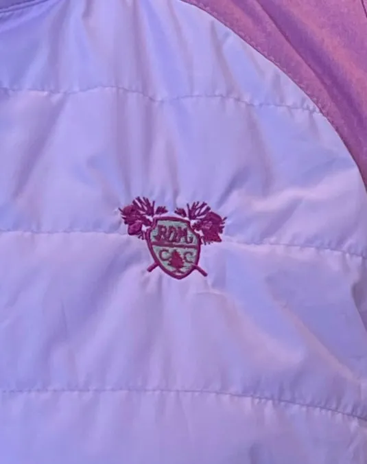 New Women's Zero Restriction Tess Vest in Lilac w/ Logo Size L. MSP$140
