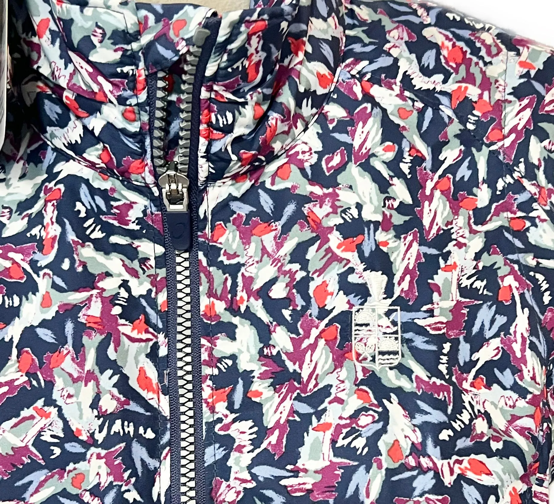 New Zero Restriction Wanda Golf Vest w/ Logo Size S MSP$210
