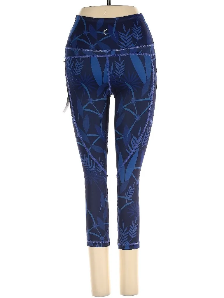 New Zyia Active Azul Paradise Pocket n Tight Hi Rise Capri Size 2 MSP$69