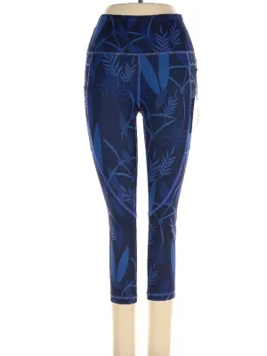 New Zyia Active Azul Paradise Pocket n Tight Hi Rise Capri Size 2 MSP$69
