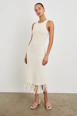 NIA DRESS - ECRU Rails