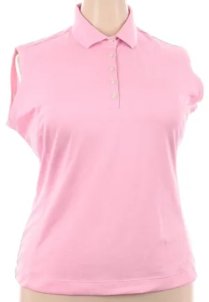Nike Dri-Fit Pink Sleeveless Pique Polo Size XXL MSP$65
