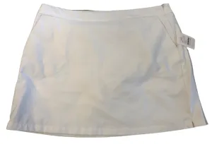 Nike Dri-Fit White Side Zip Skort Size 14 MSP$70
