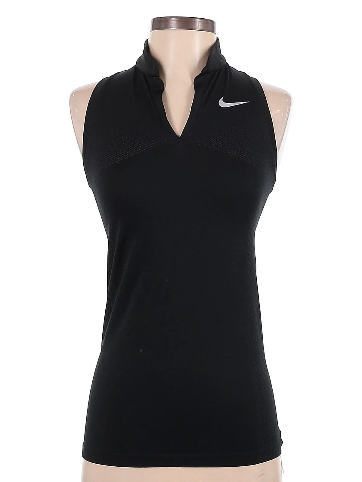 Nike Golf Black Racerback Polo Size XS