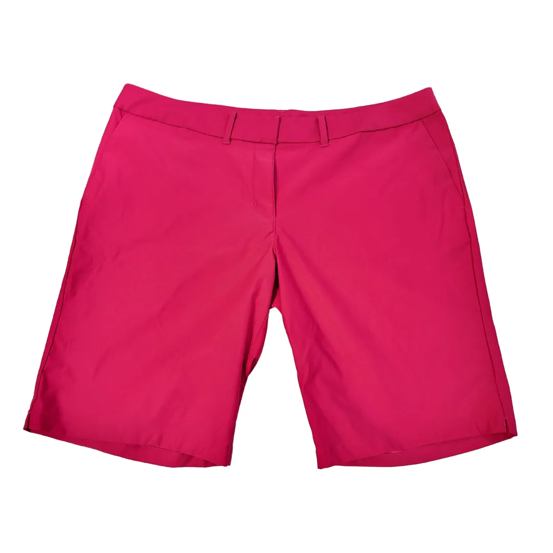 Nike Golf Dri-Fit Dark Pink Women's Shorts Size 16
