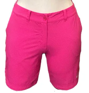 Nike Golf Women's Hot Pink Print Performance Short Size 12 MSP$75