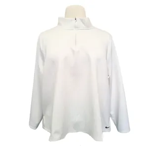 Nike White Comfy & Cozy 1/4 Zip Women's Pullover Size XL MSP$85