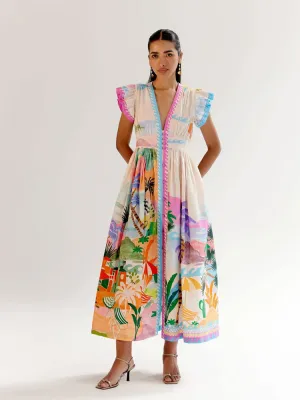 Noib Estella Maxi Dress By The Sea
