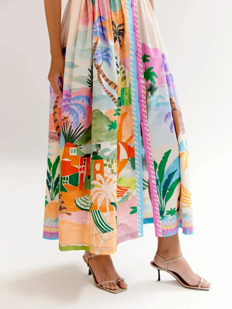 Noib Estella Maxi Dress By The Sea