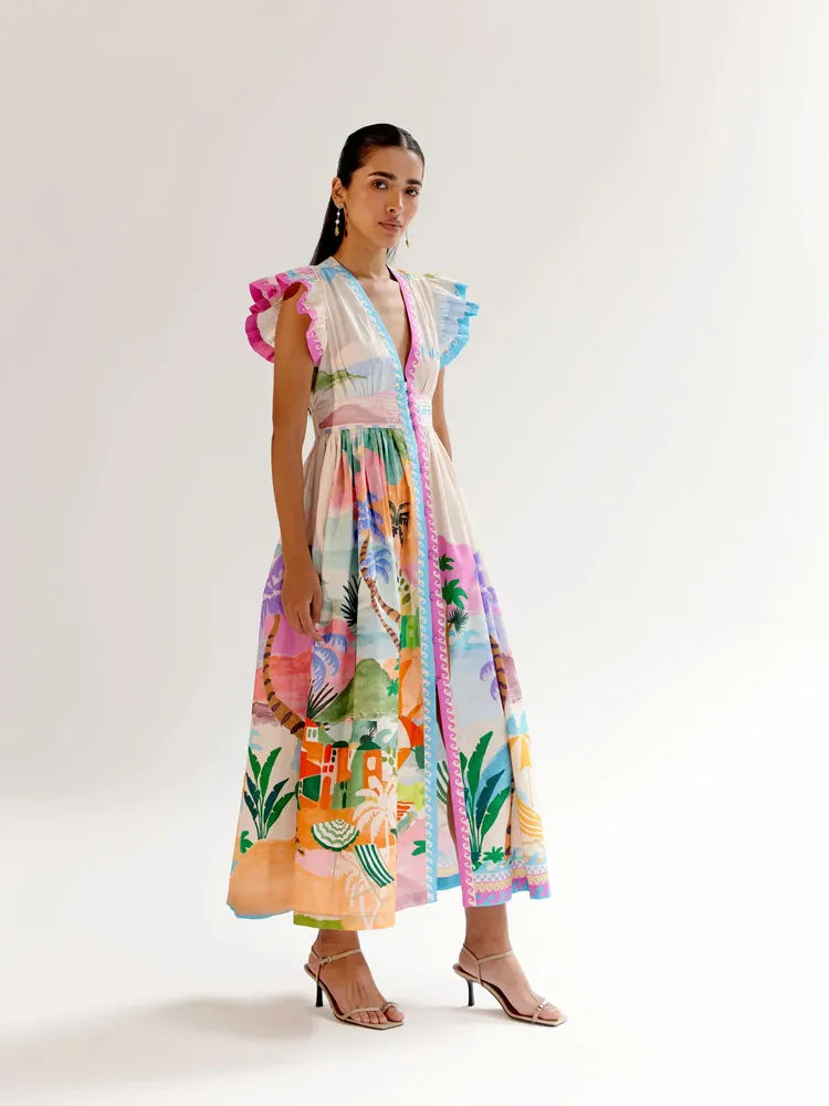 Noib Estella Maxi Dress By The Sea