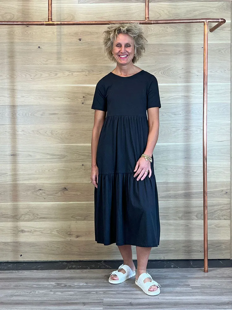Odd Molly Camellia Dress Almost Black