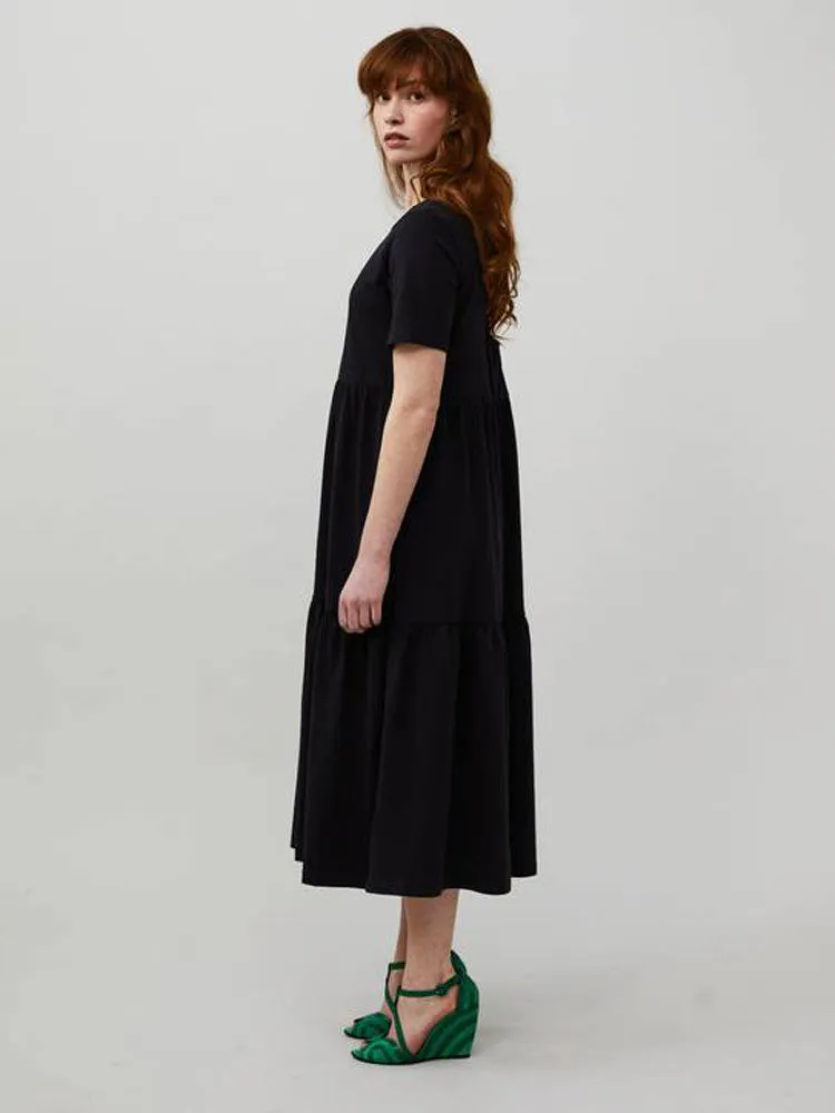 Odd Molly Camellia Dress Almost Black