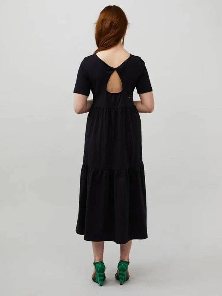 Odd Molly Camellia Dress Almost Black