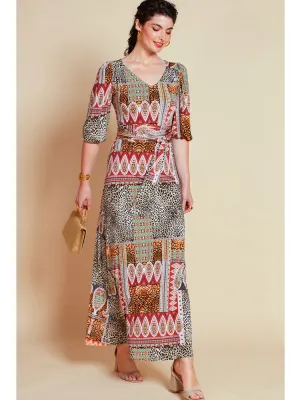 Onjenu Grace Maxi Dress Brown Macgraw
