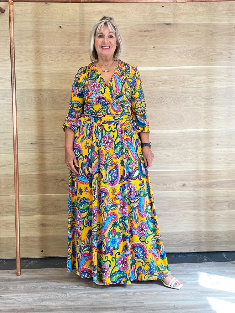 Onjenu Sharon Maxi Dress Carrie Yellow