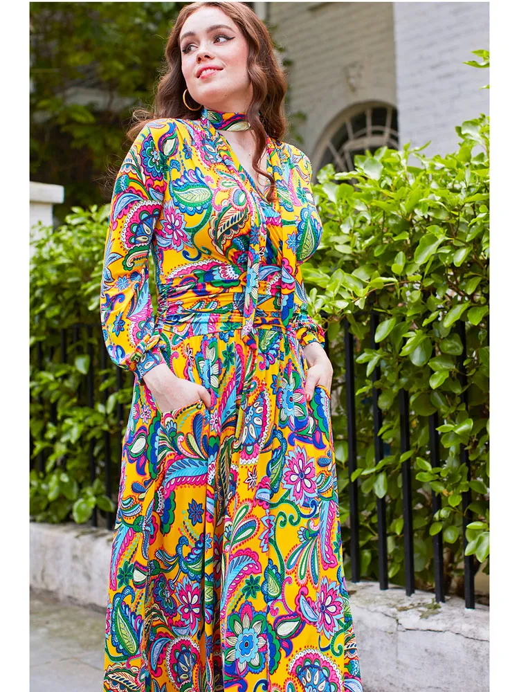 Onjenu Sharon Maxi Dress Carrie Yellow