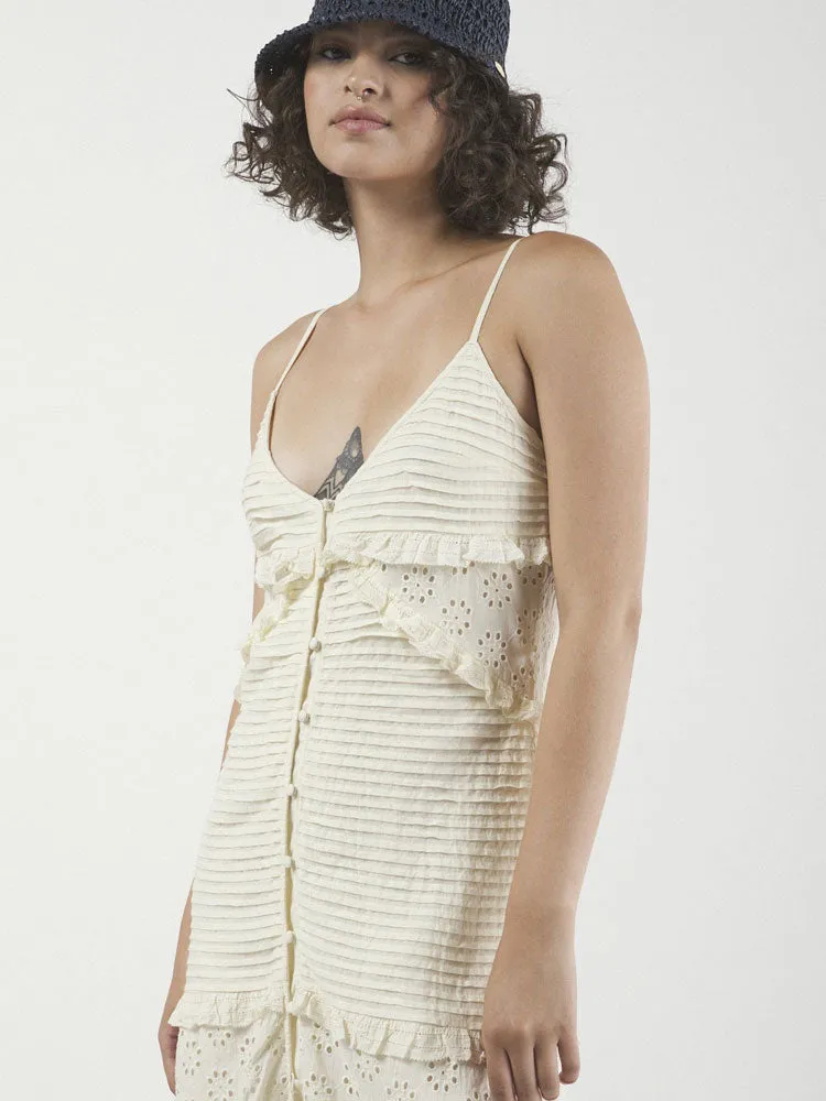 Ottod'ame Broderie Anglaise Dress Vanilla