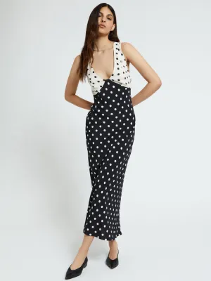 Ottod'Ame Patterned Viscose Long Dress Multi