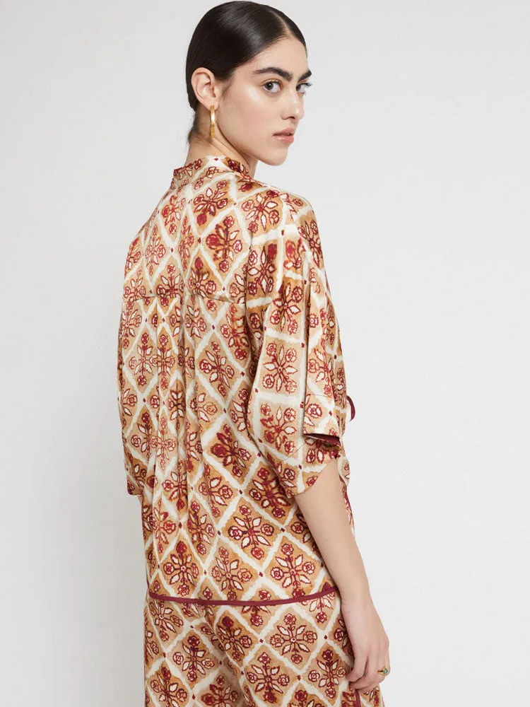 Ottod'Ame Printed Shirt Sand