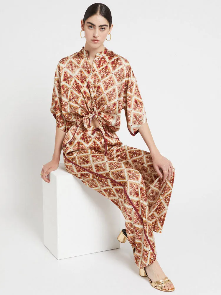 Ottod'Ame Printed Shirt Sand